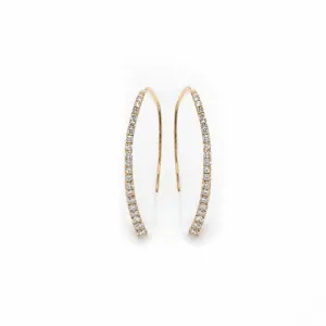 1 ctw Diamond Earrings 18k