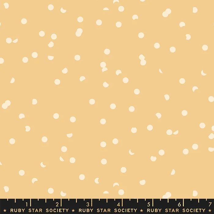 1/2 Yard - Hole Punch Dots Butternut RS3025 25 - Ruby Star Society- Kimberly Kight- Quilting Cotton