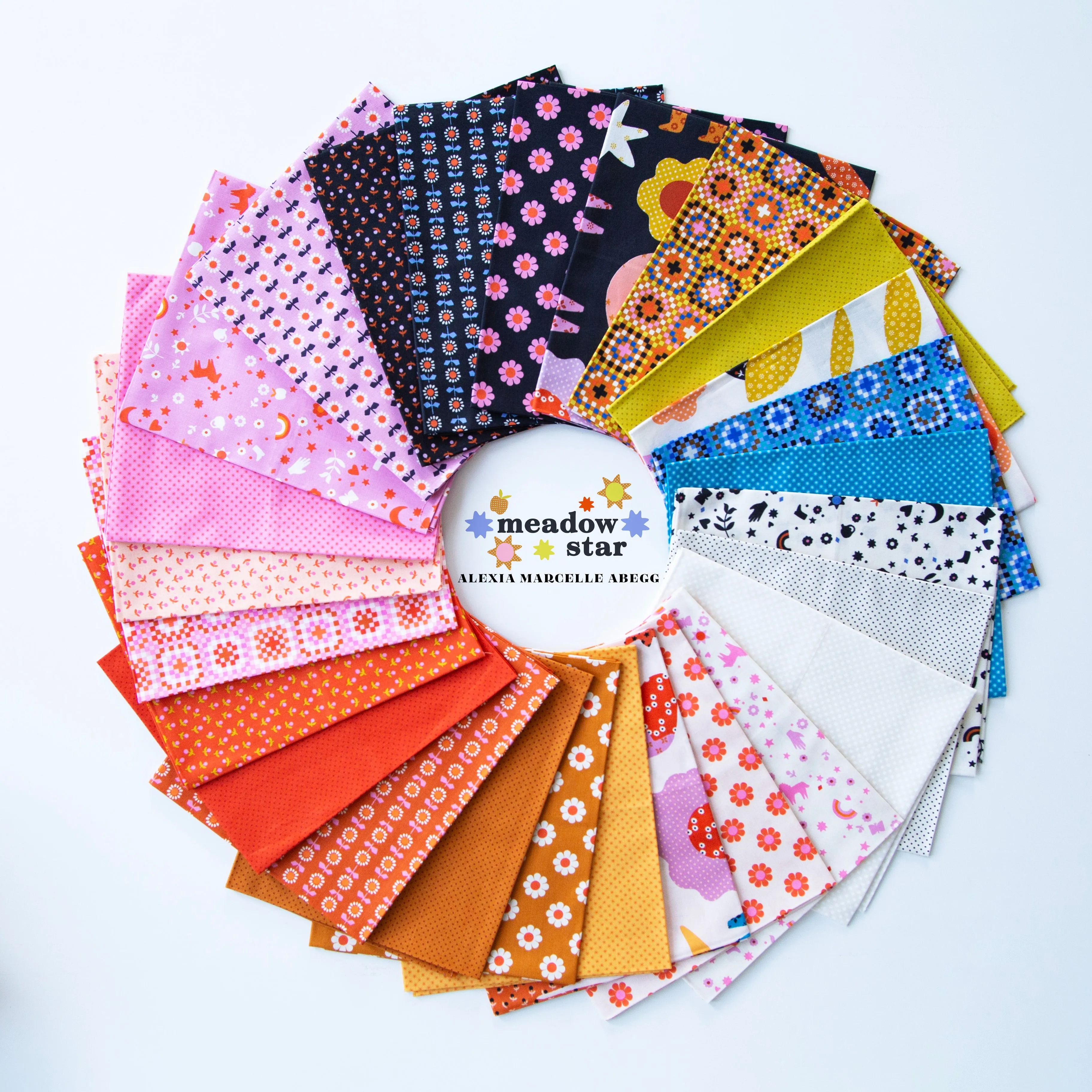 1/2 Yard -  Meadow Star Natural RS4102 12 by  Alexia Abegg