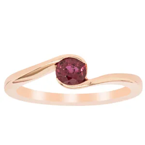 18ct Rose Gold Ruby Embrace Ring