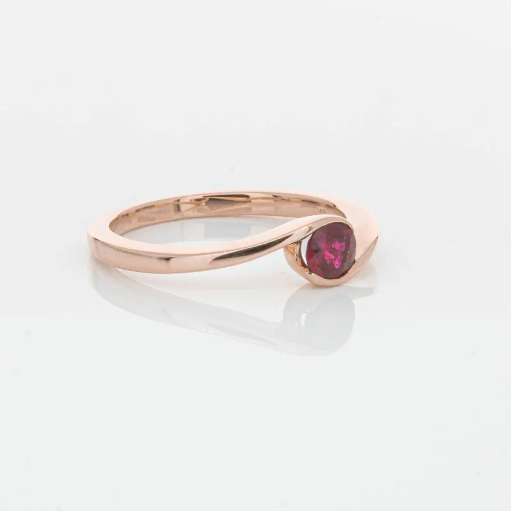 18ct Rose Gold Ruby Embrace Ring