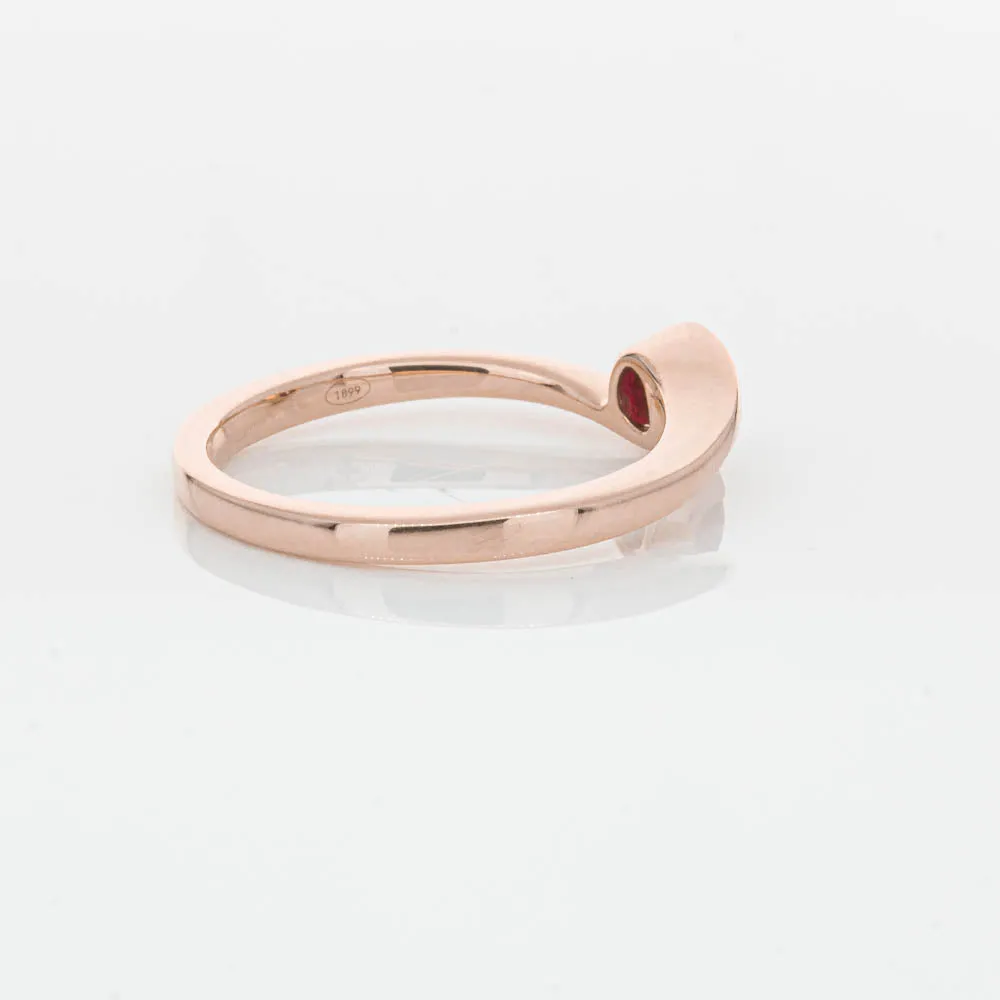 18ct Rose Gold Ruby Embrace Ring