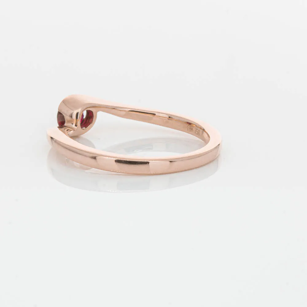 18ct Rose Gold Ruby Embrace Ring