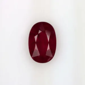 2.74ct GIA CERTIFIED RUBY RICH RED OVAL CUSHION SHAPE CUT NATURAL LOOSE 2.75ct