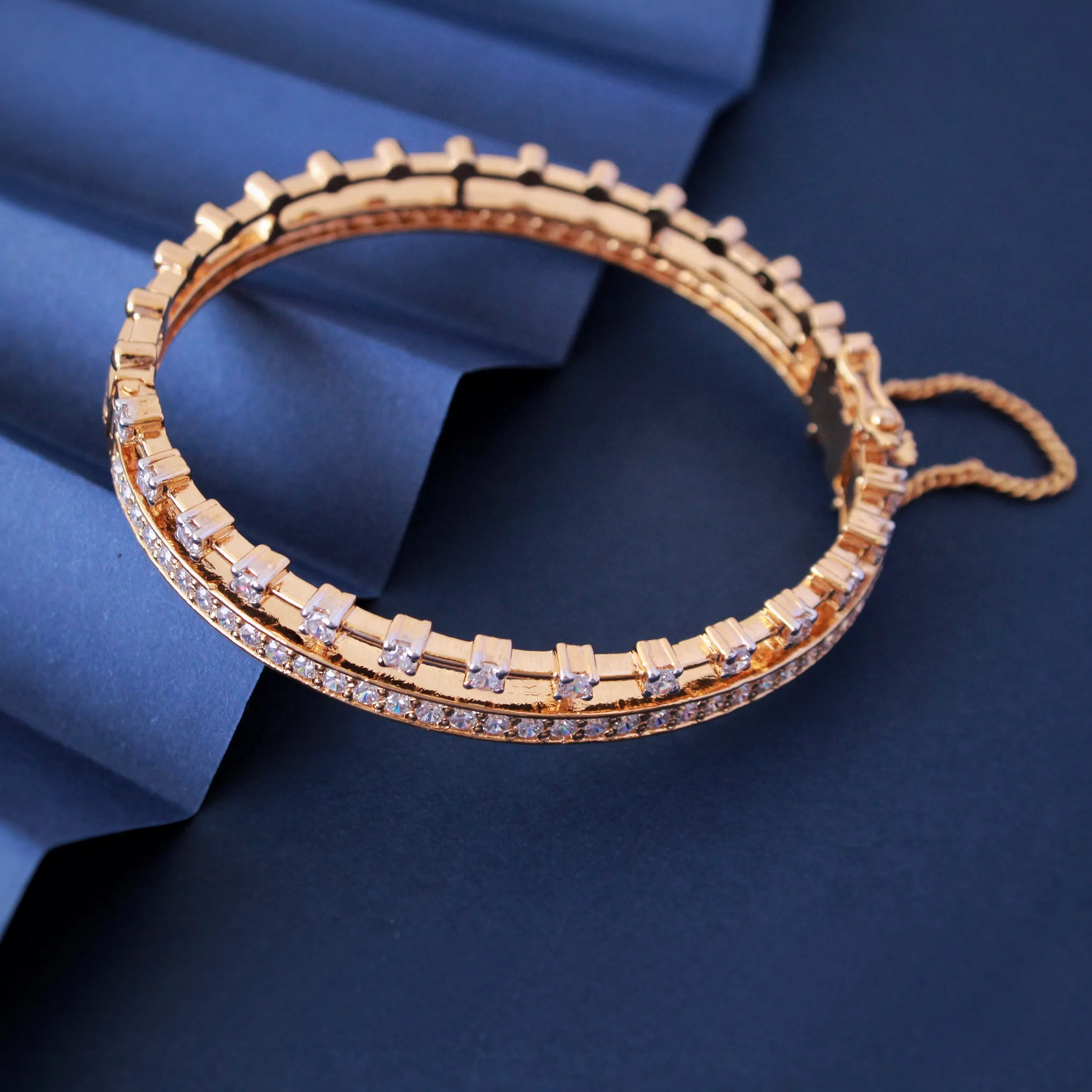 2in1 Cubic Zircon Bangle