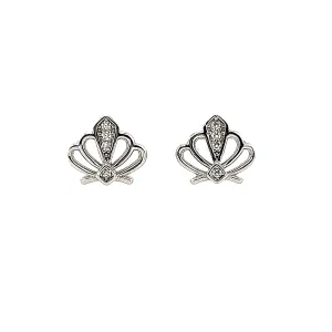 A317 Crown Post Earrings