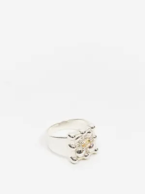 Alec Doherty Big One Ring - Silver/Citrine