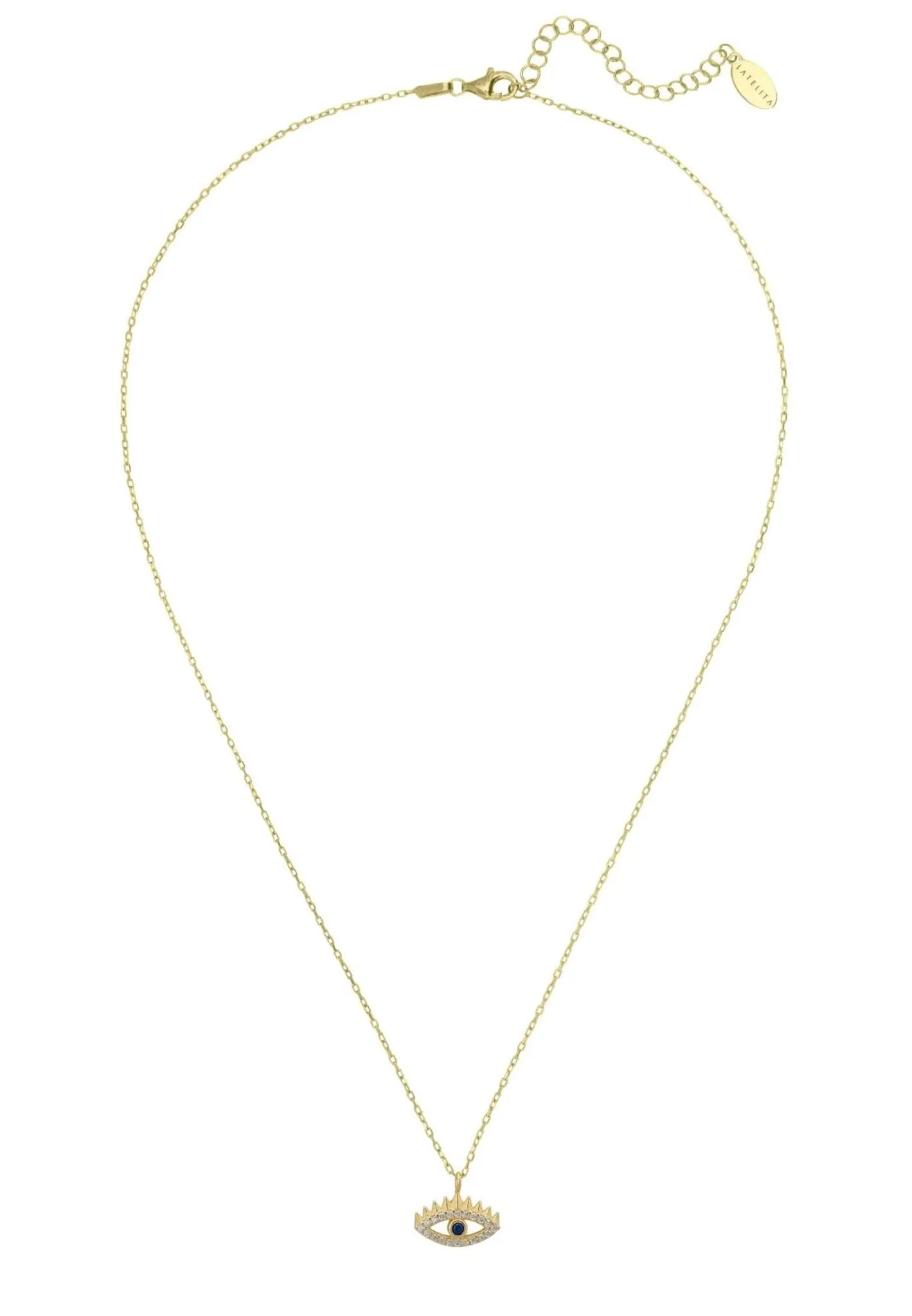 All Seeing Eye Pendant Necklace Gold