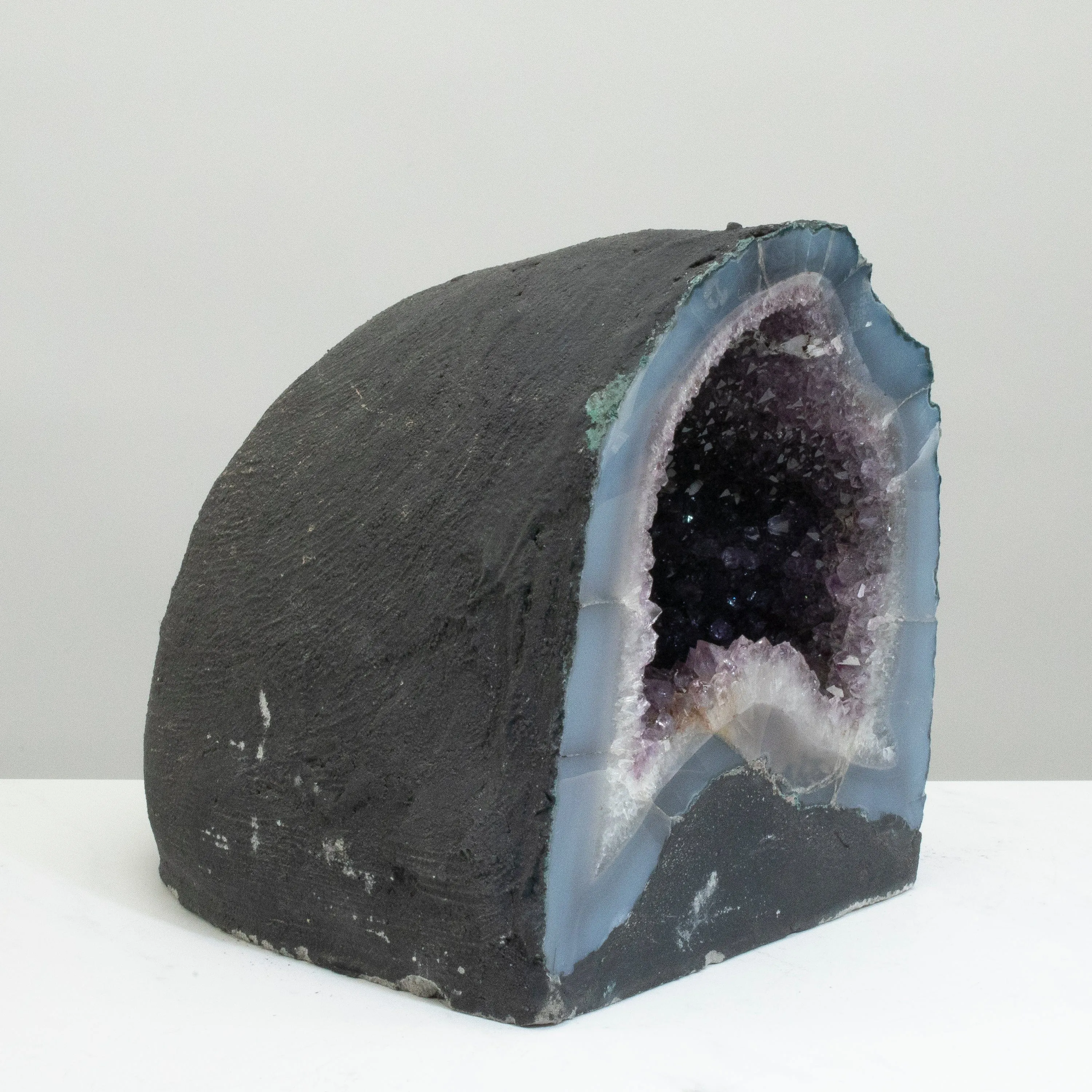 Amethyst Geode Cathedral from Brazil - 9.5" / 34.8 lbs