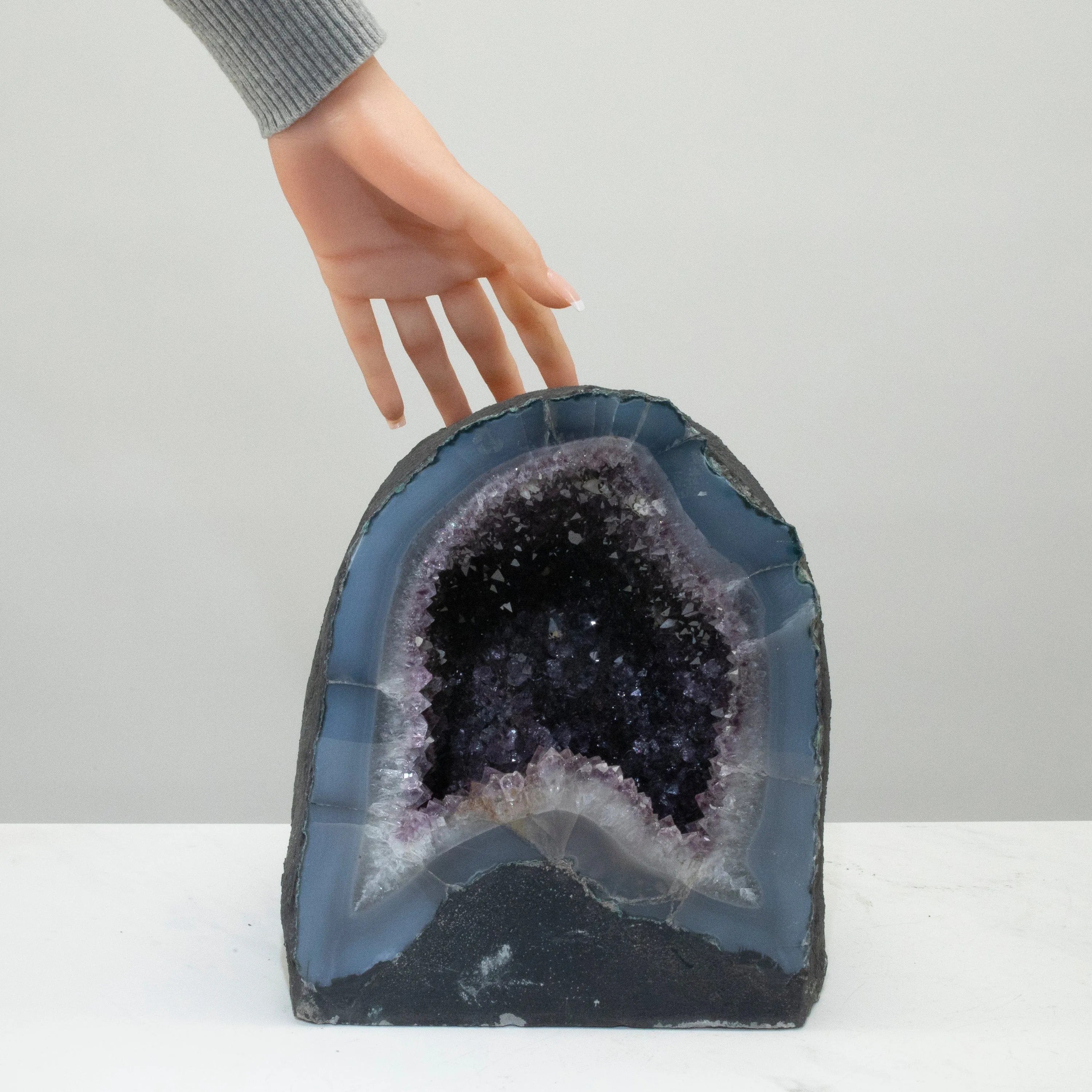 Amethyst Geode Cathedral from Brazil - 9.5" / 34.8 lbs