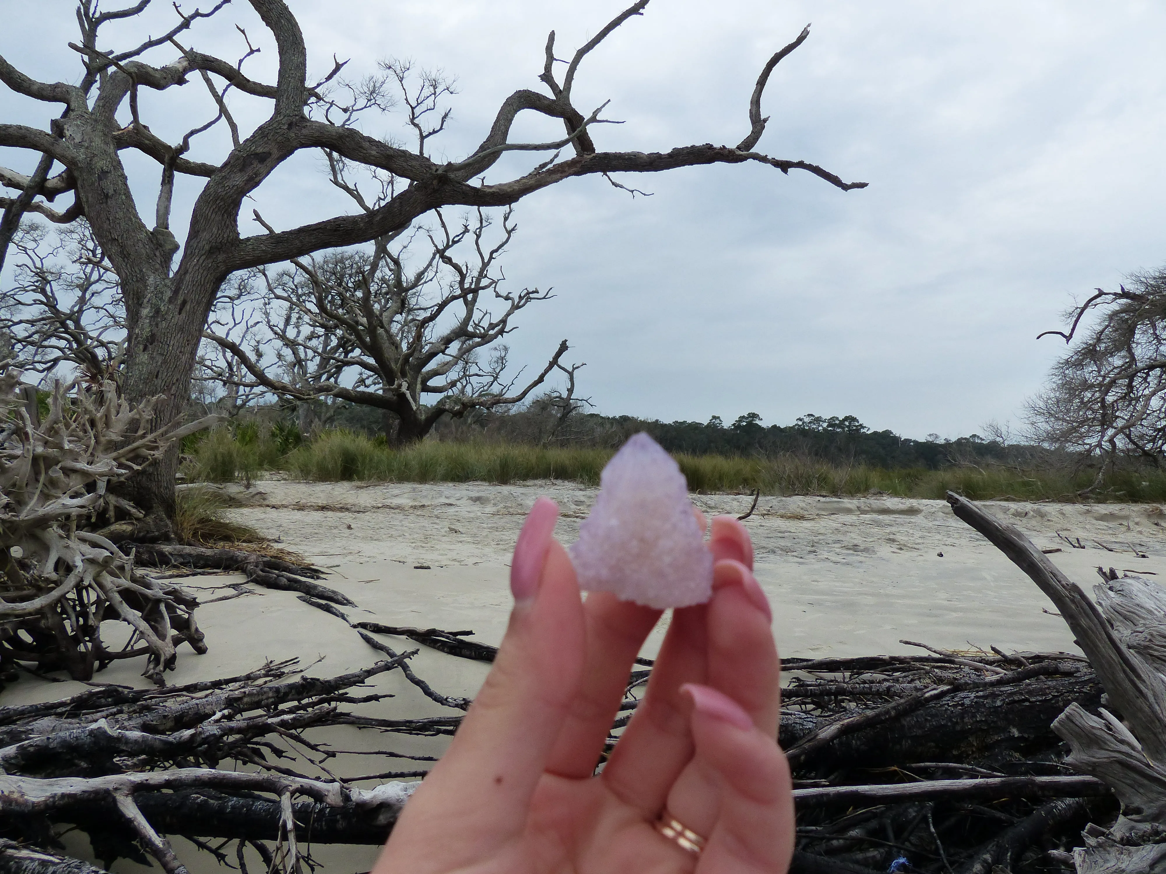Amethyst Spirit Quartz Point, Amethyst Cactus Quartz (#8)