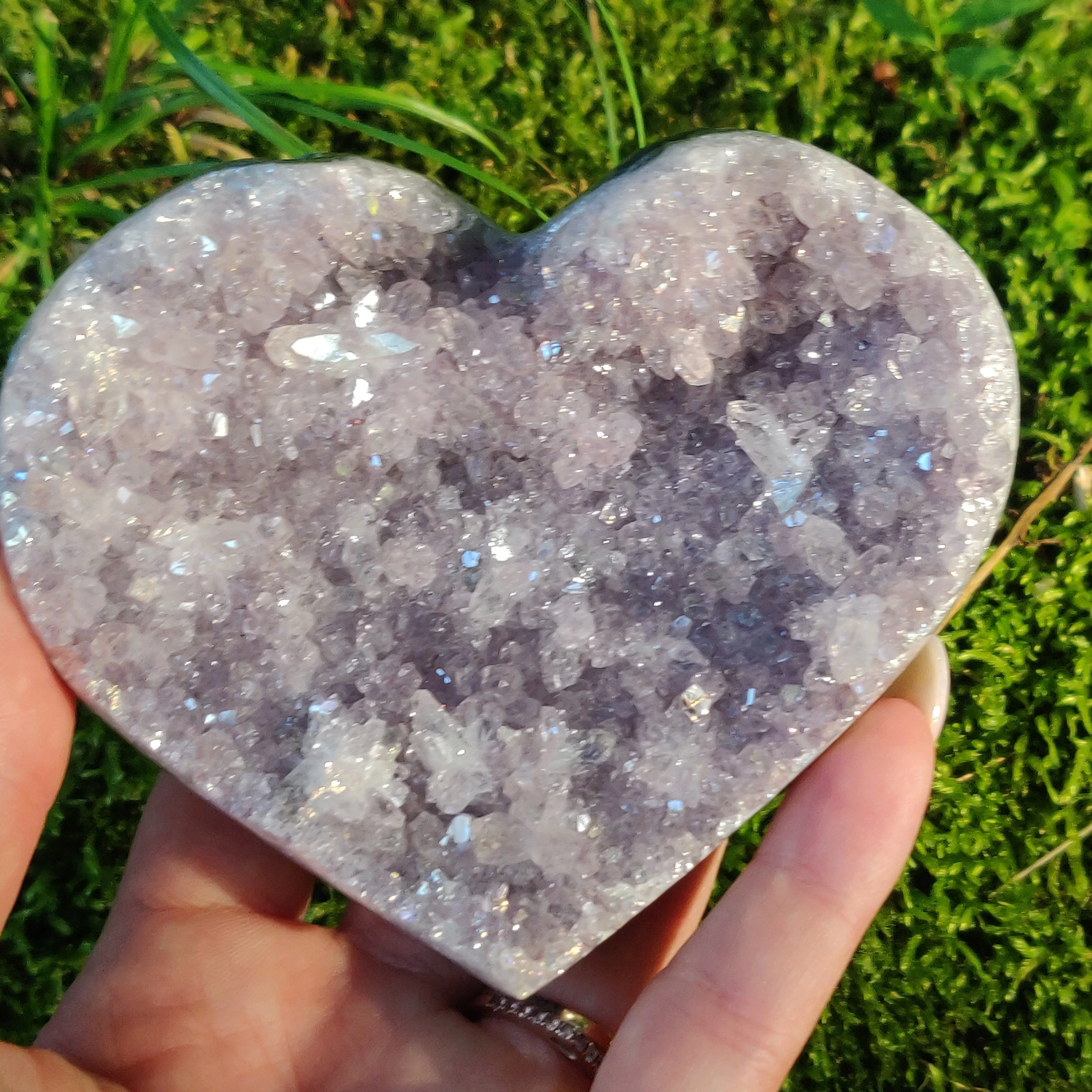 Aura Amethyst Heart (#15)