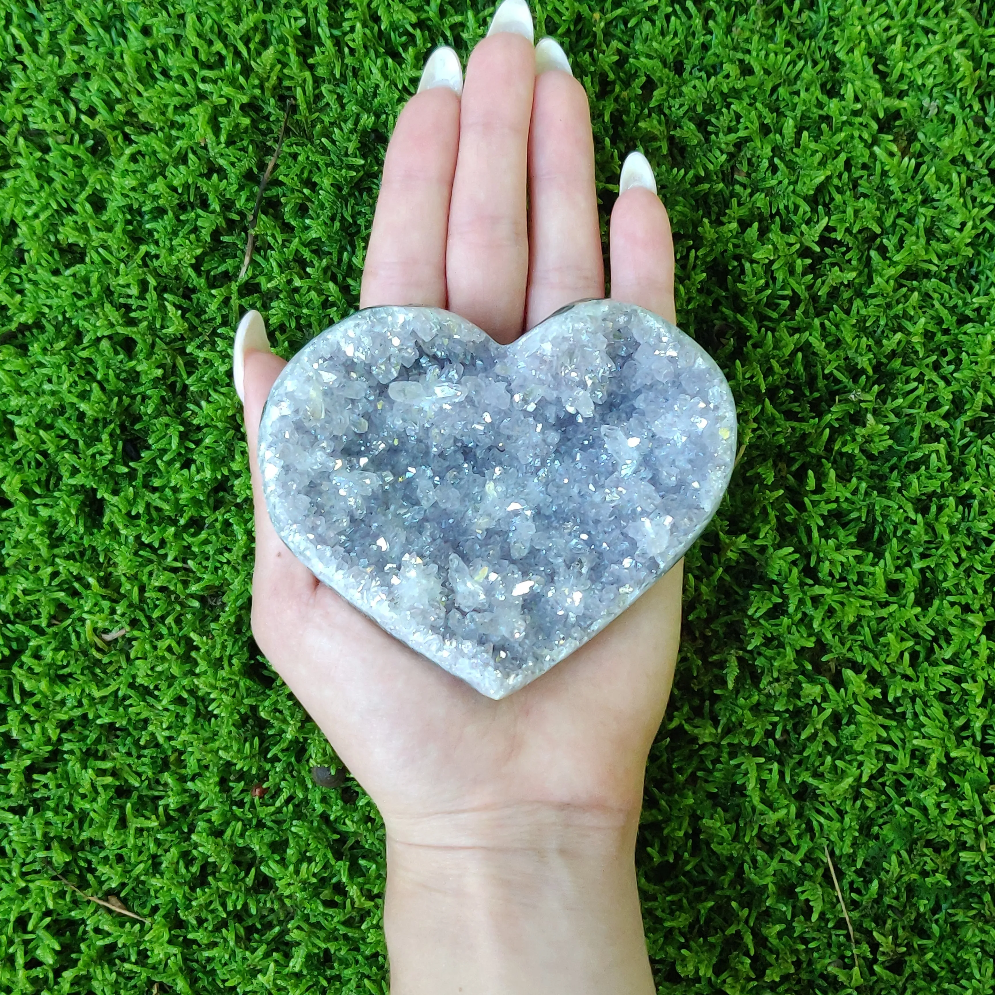 Aura Amethyst Heart (#15)