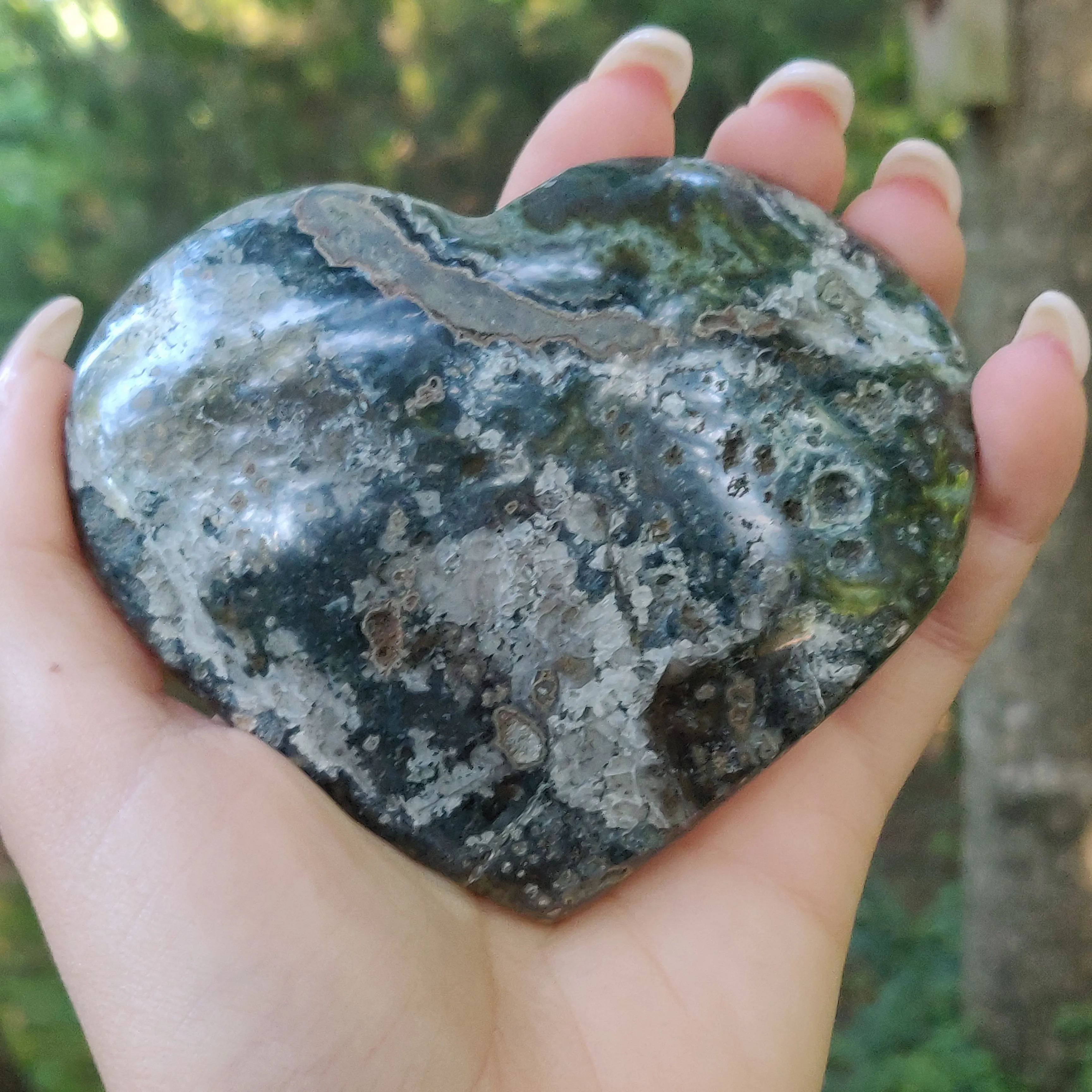 Aura Amethyst Heart (#15)