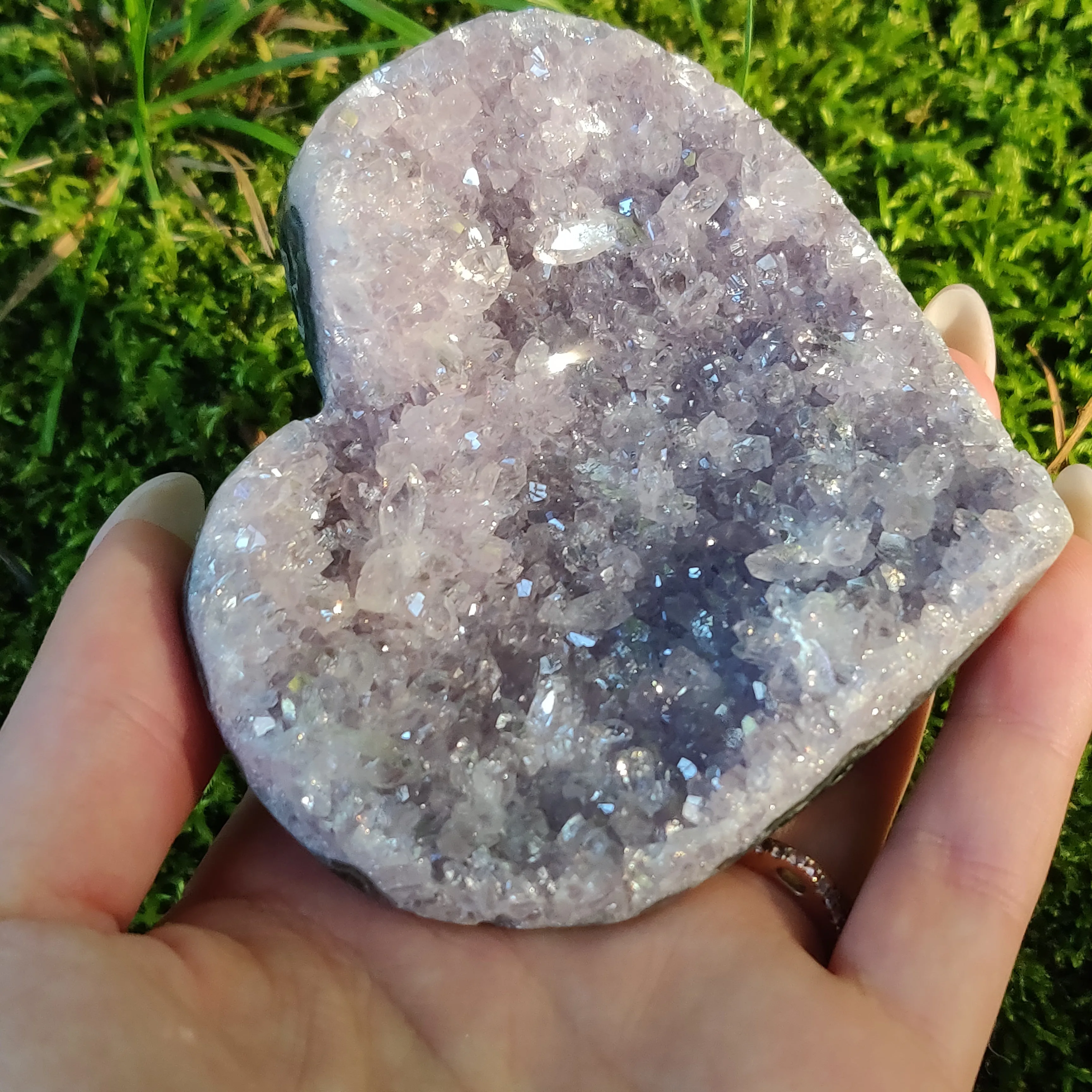 Aura Amethyst Heart (#15)