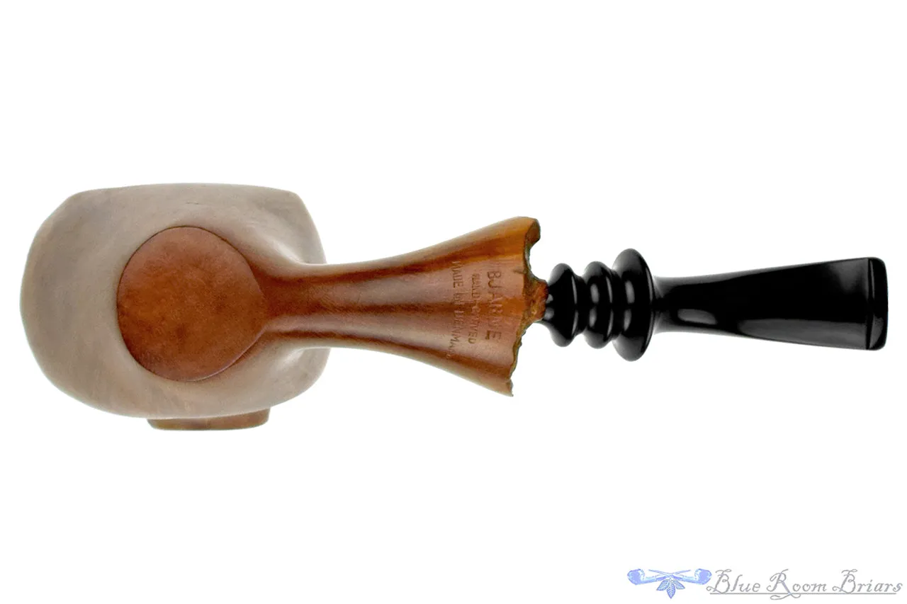 Bjarne Hand Carved Bent Freehand with Plateaux Estate Pipe
