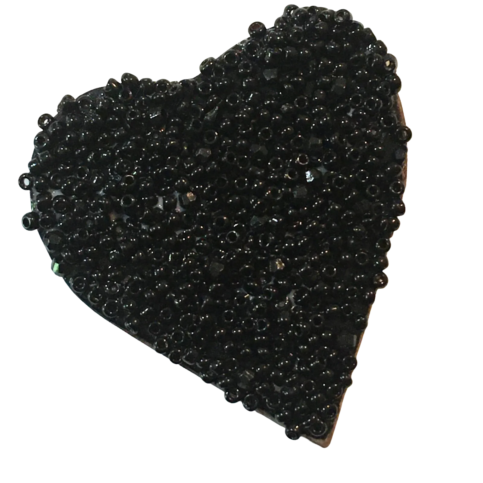 Black Heart Brooch