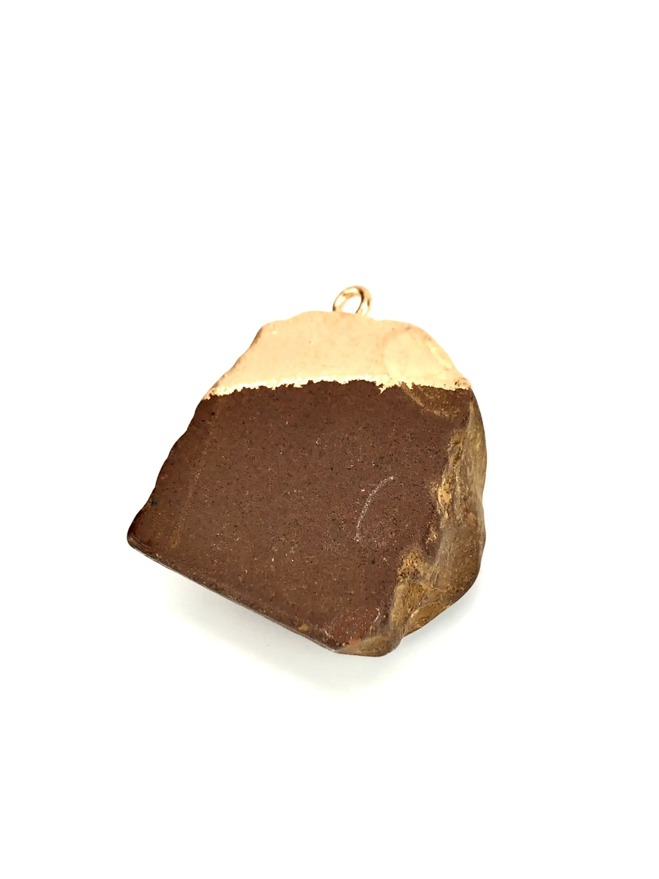 Brown Quartz W/Gold Plating Sku#Q09-7