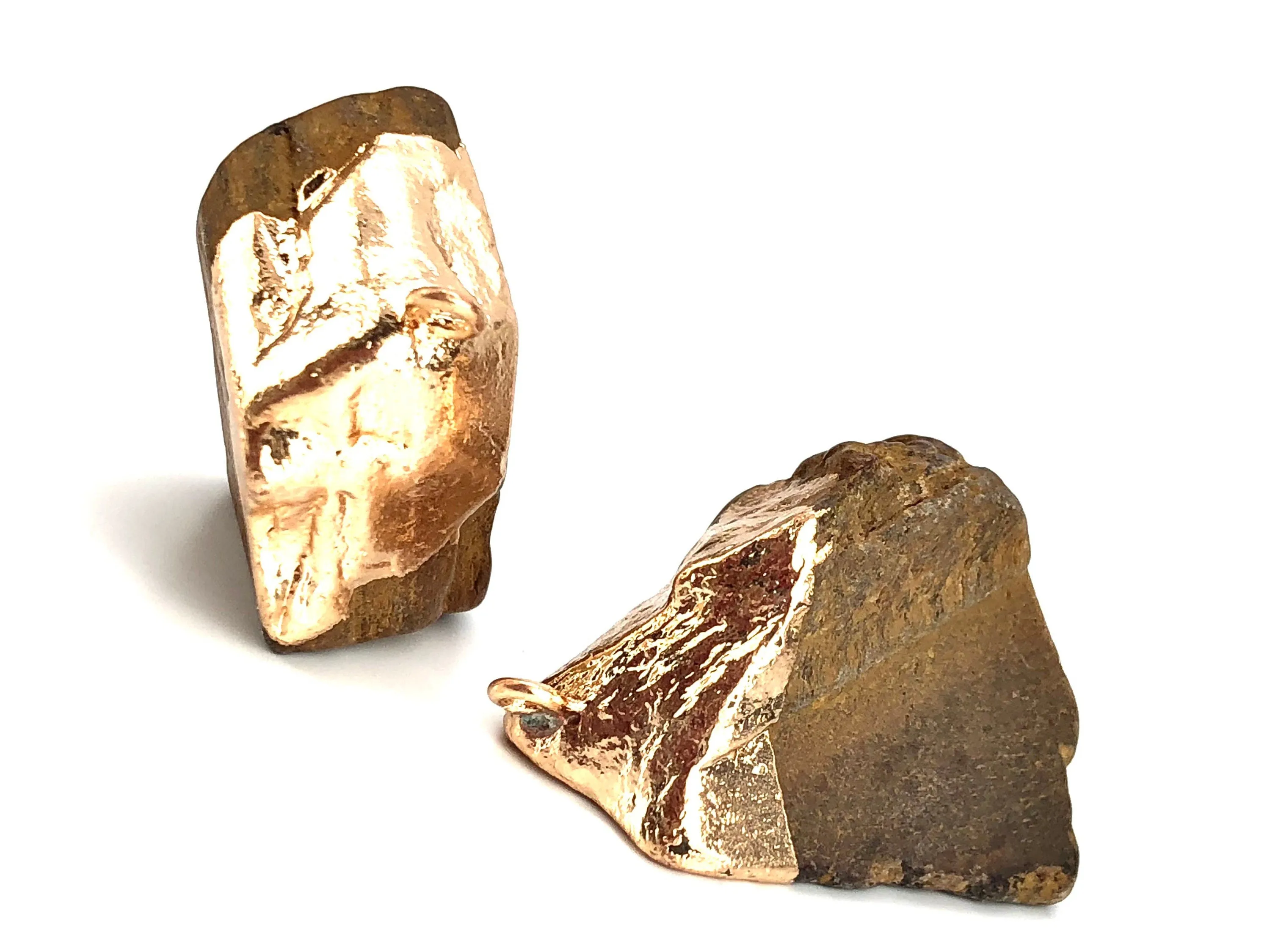 Brown Quartz W/Gold Plating Sku#Q09-7