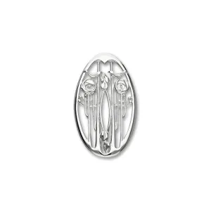 Charles Rennie Mackintosh Sterling Silver Brooch - B343
