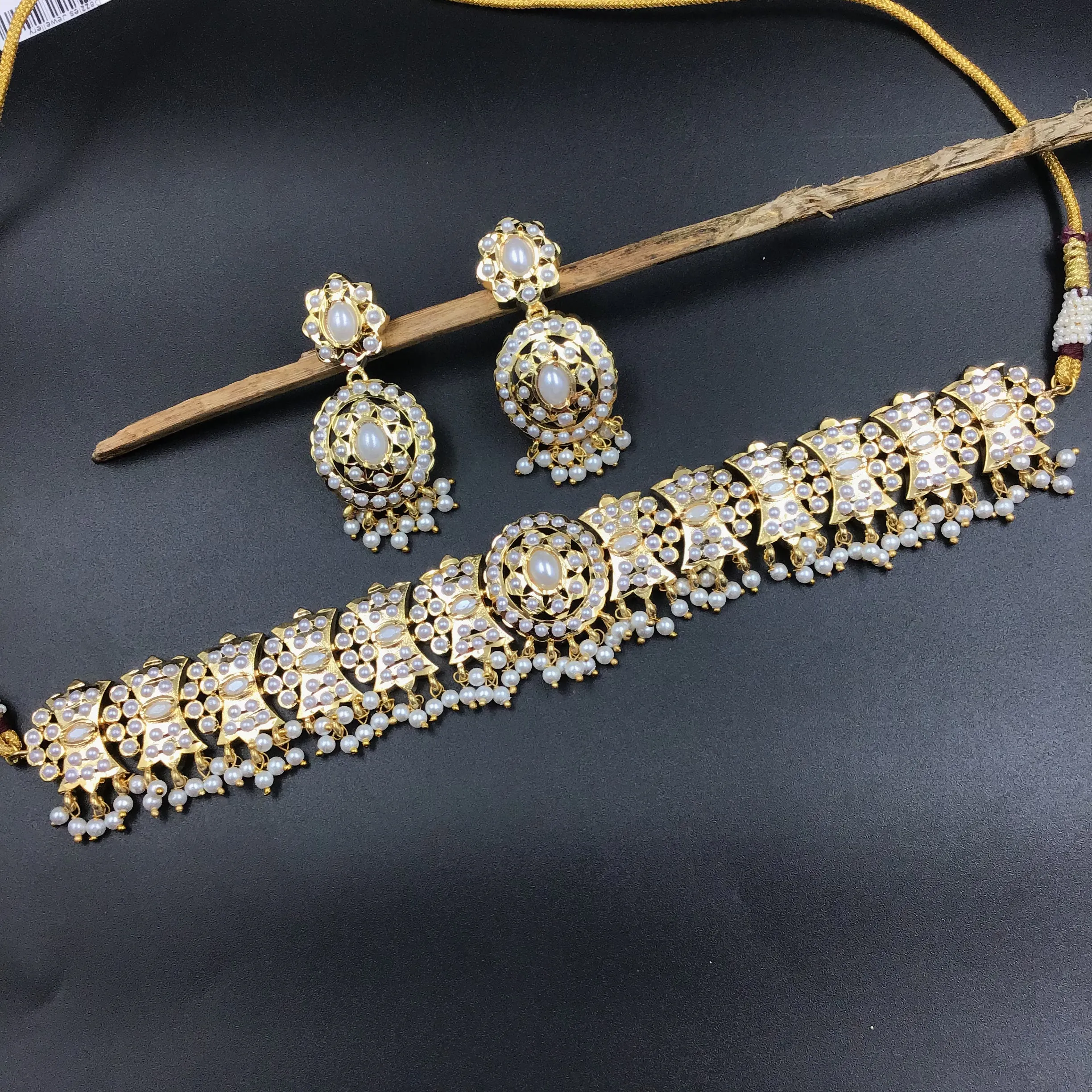 Choker Jadau Necklace Set 5630-65