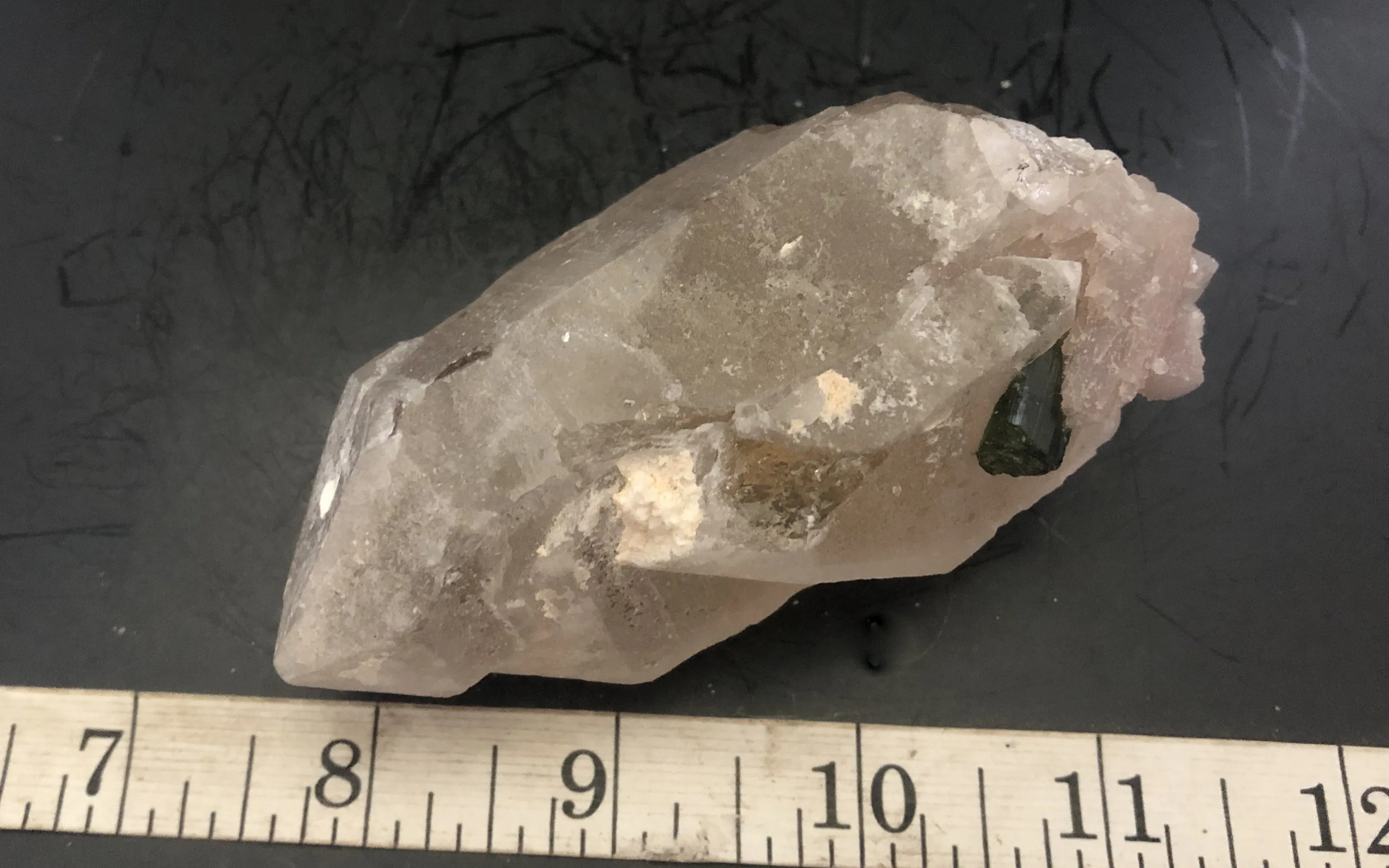 Citrine & Green Tourmaline with Mica