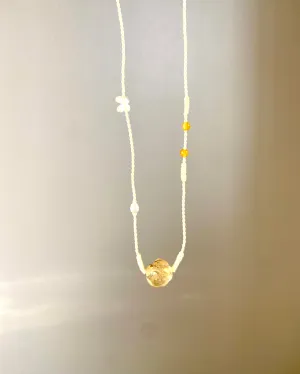 Citrine Fox pendant| Necklace | Choker| Wealth | Jewelry | Yellow Quartz| sphere| Handmade | adjustable