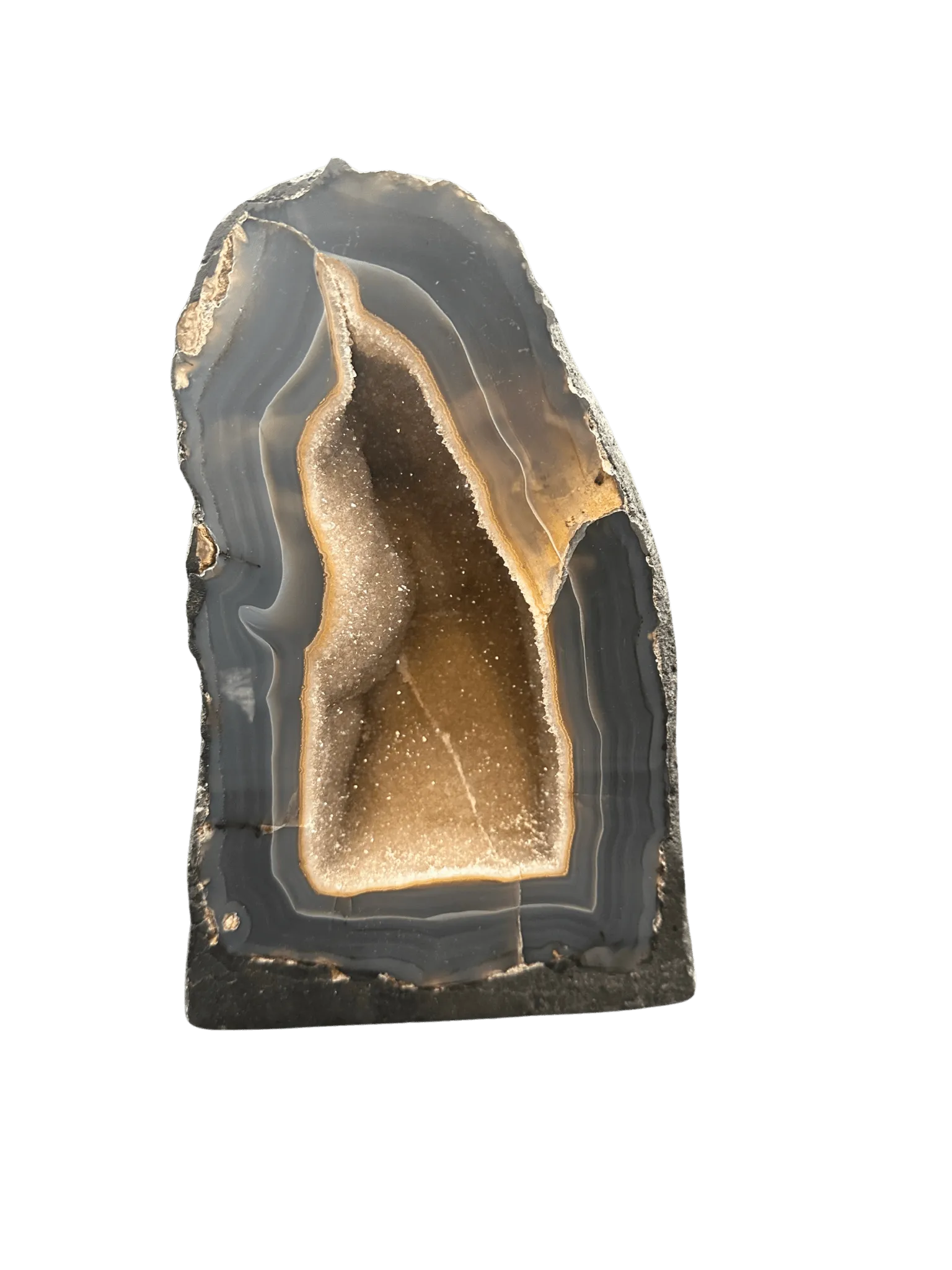 Citrine Geode Brazilian Natural Home Decor