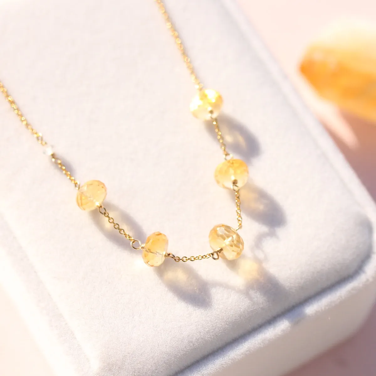 Citrine necklace