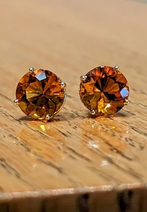 Citrine Studs