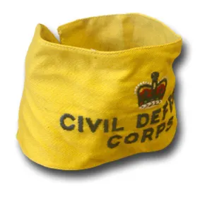 CIVIL DEFENCE CORPS ARMBAND QC