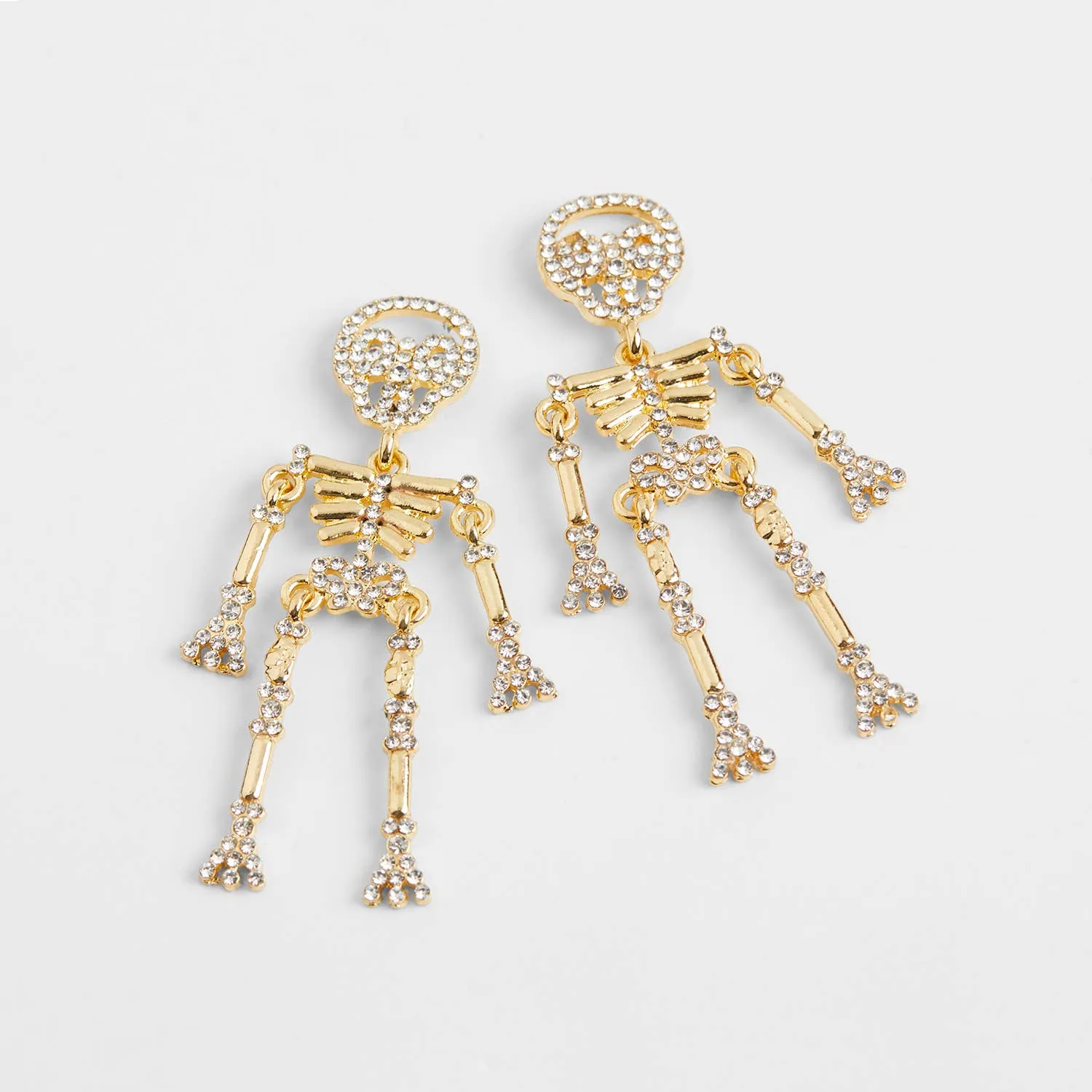Coco   Carmen Dancing Skeleton Earrings