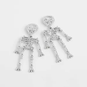Coco   Carmen Dancing Skeleton Earrings
