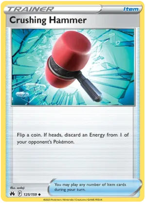 [Collector Troves] Pokemon Sword & Shield Crown Zenith Trainer Crushing Hammer Card