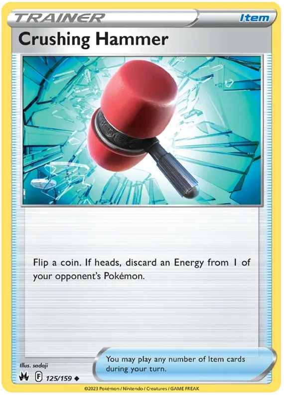 [Collector Troves] Pokemon Sword & Shield Crown Zenith Trainer Crushing Hammer Card