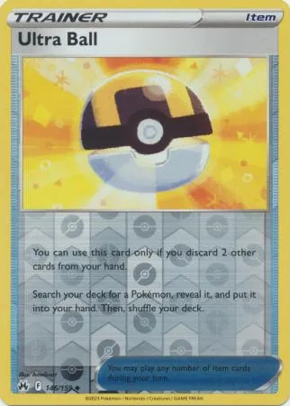 [Collector Troves] Pokemon Sword & Shield Crown Zenith Trainer Ultra Ball Card
