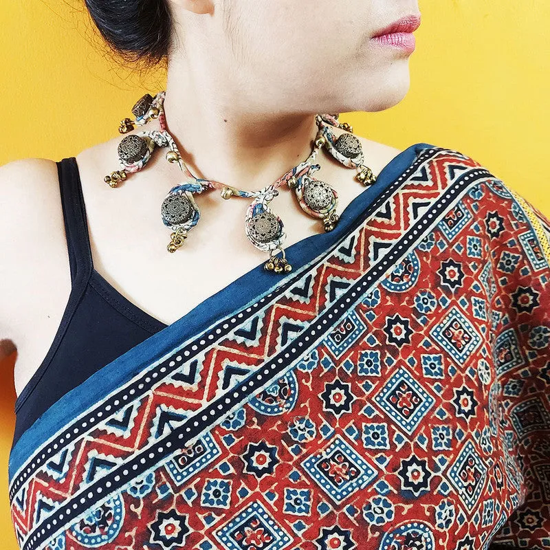 Cotton Neckpiece | Ambi Choker | Mustard