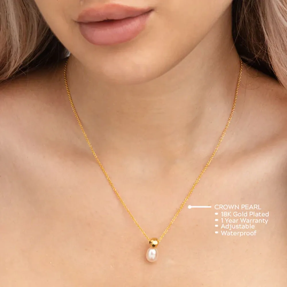 Crown Pearl Necklace