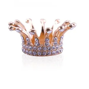 Crown Shaped Retro Manicure Brush Holder