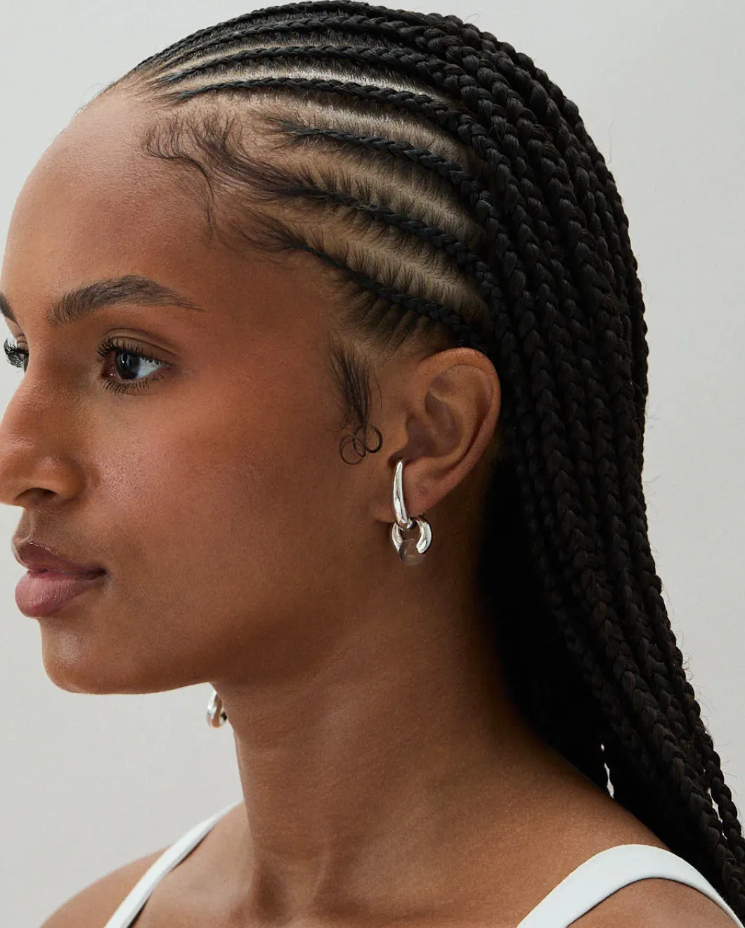 Crystal Lobe Earring