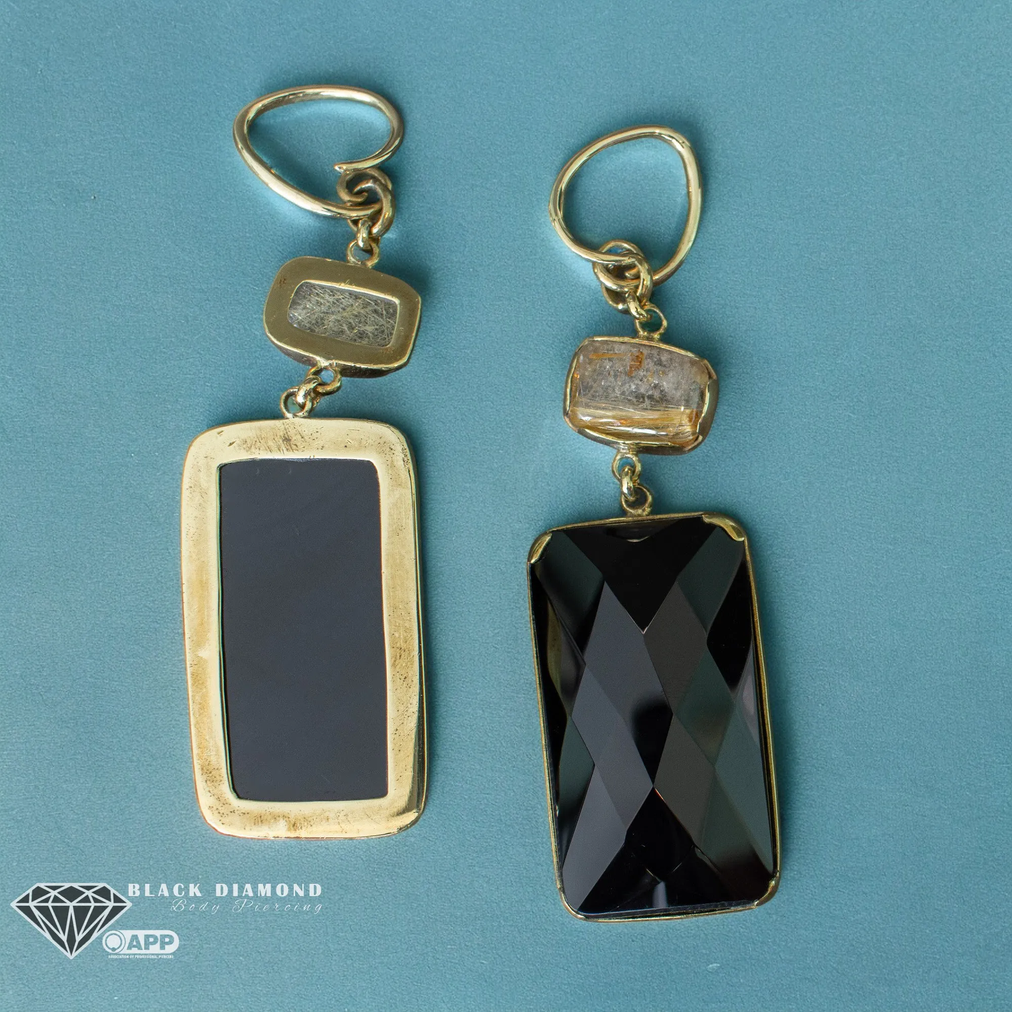 Dangle Earrings - Onyx