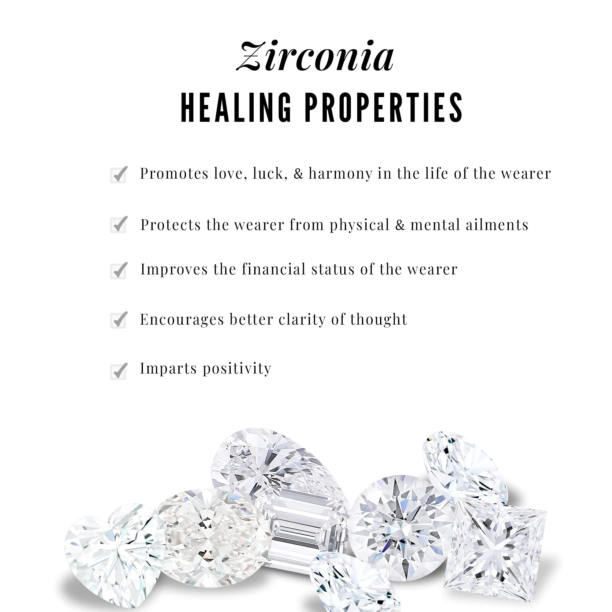 Designer Zircon Half Eternity Band Ring
