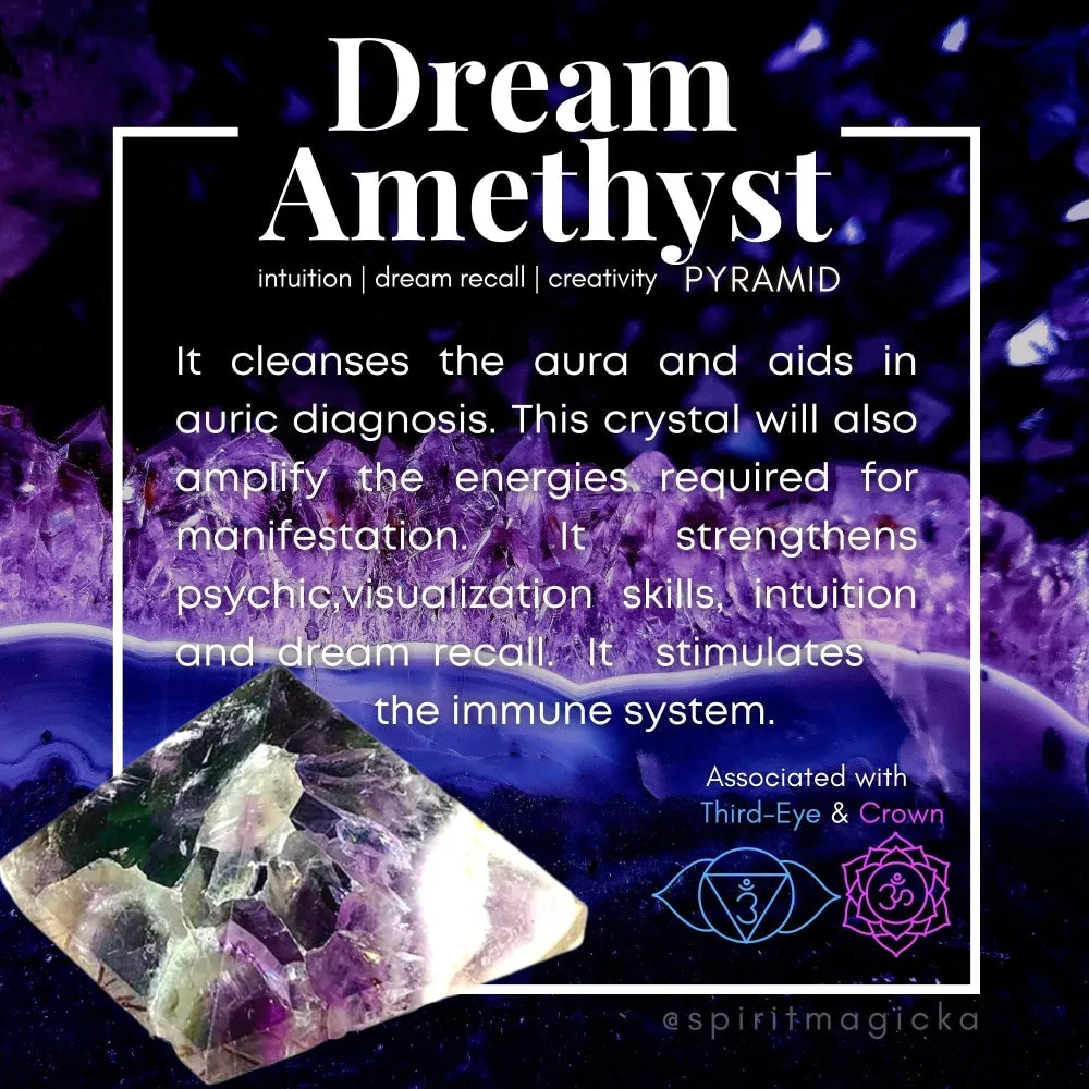 Dream Amethyst Pyramid - Medium