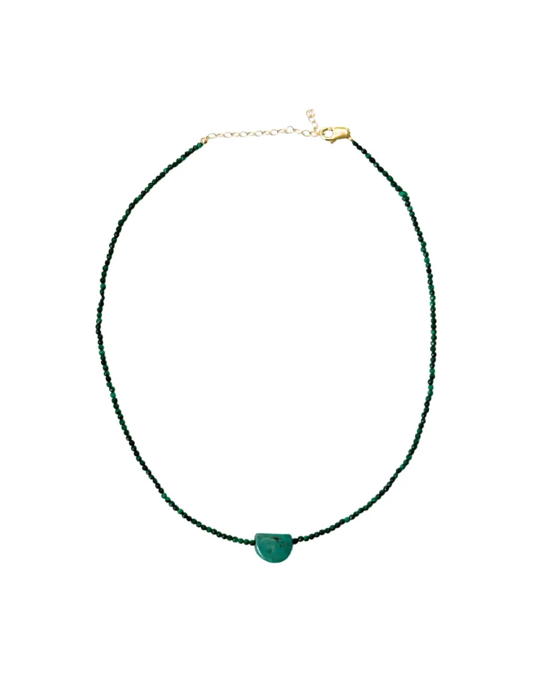 Emerald Crystal Stone Necklace
