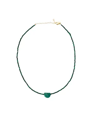 Emerald Crystal Stone Necklace