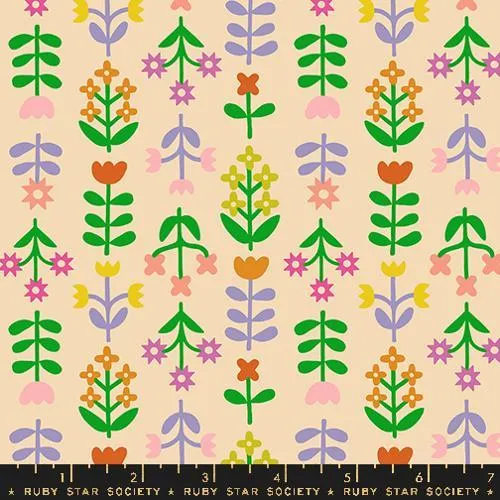 Favorite Flowers Vintage Paper by Ruby Star Society