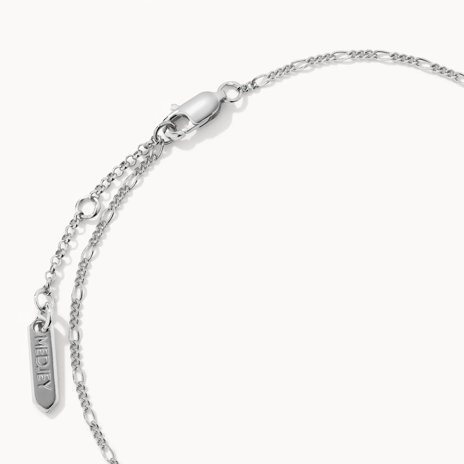 Figaro Chain Anklet in Silver