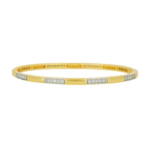 FR Glistening Hinge Bangle