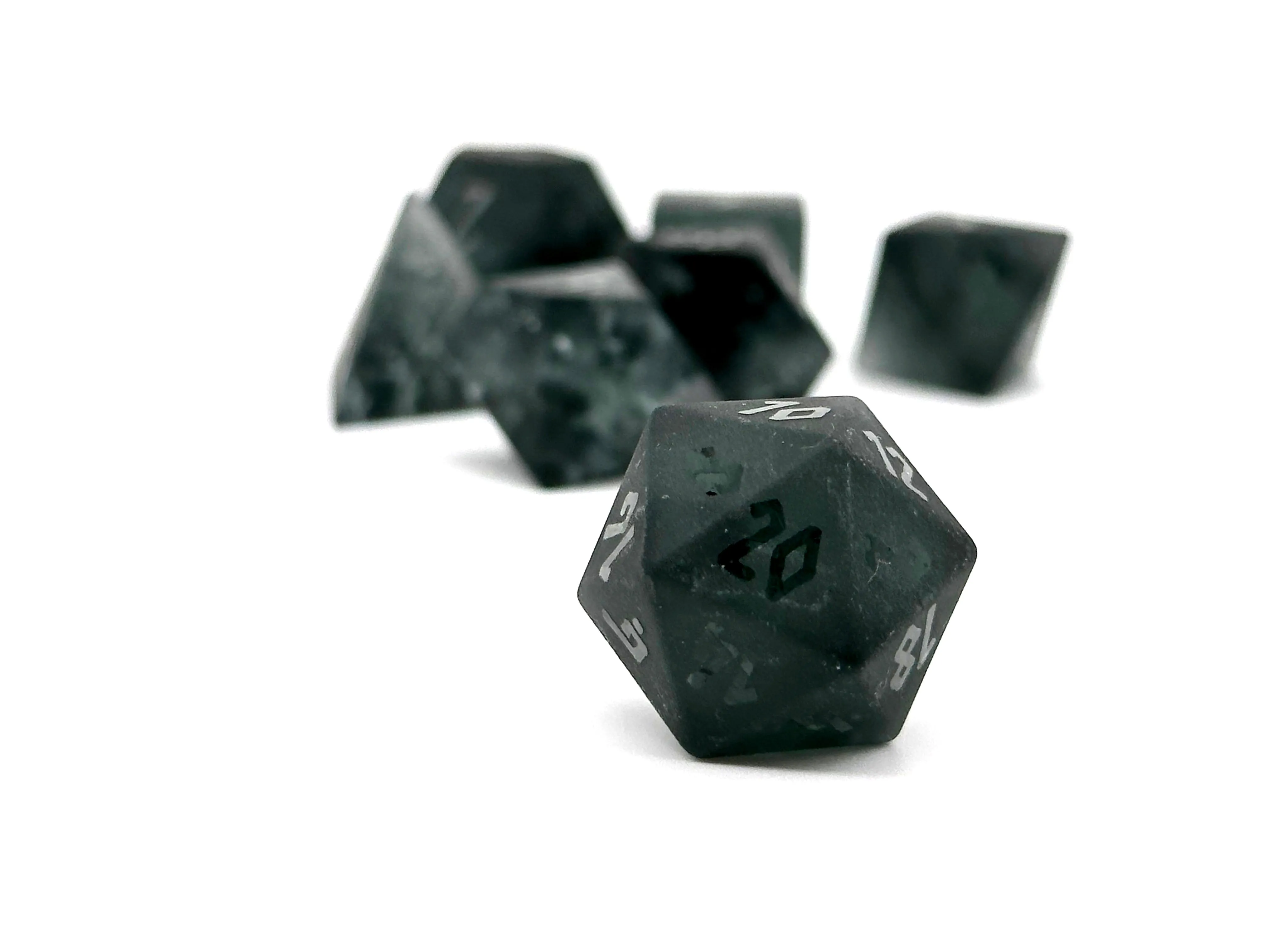 Frosted Shattered Zircon Smoke - Raised
