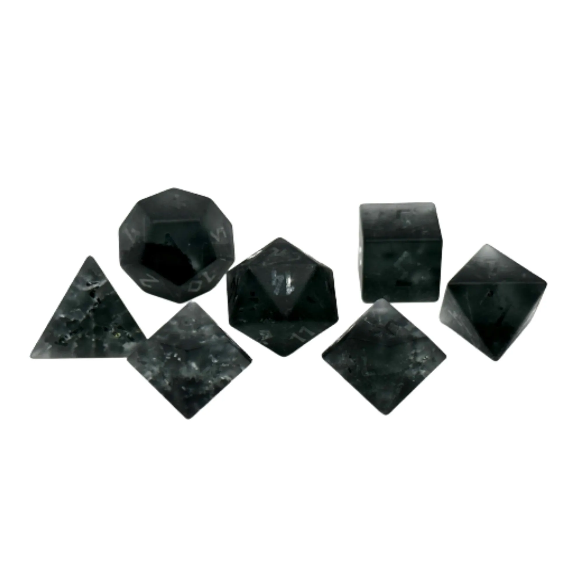 Frosted Shattered Zircon Smoke - Raised